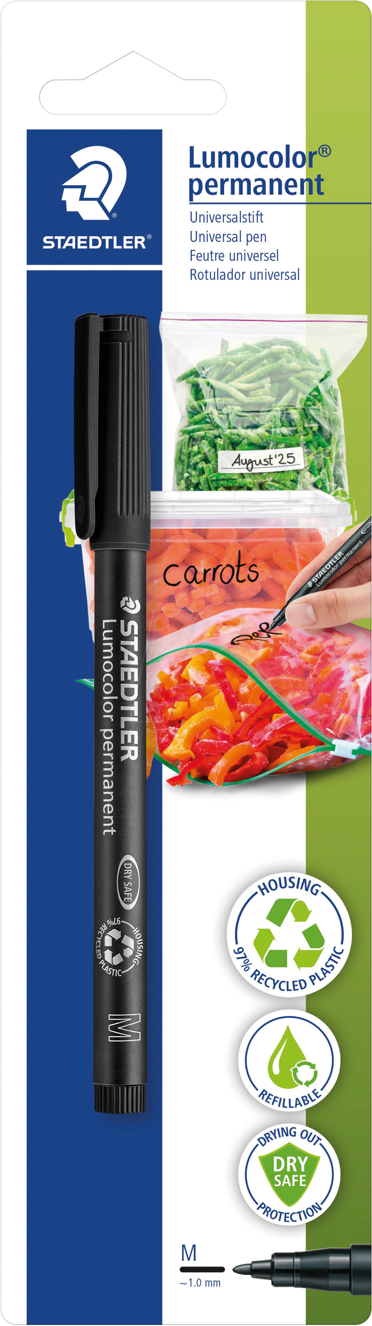 STAEDTLER 3179BK - Küchenmarker, 1 mm, schwarz