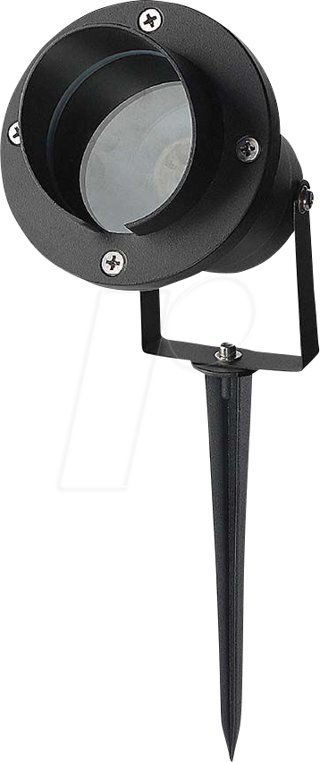 VT-7572 - Gartenstrahler, Sockel GU10, schwarz, IP65