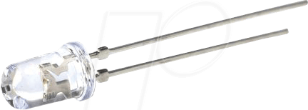 WUE 151054BS0450 - LED, 5 mm, bedrahtet, blau, 2000 mcd, 45°