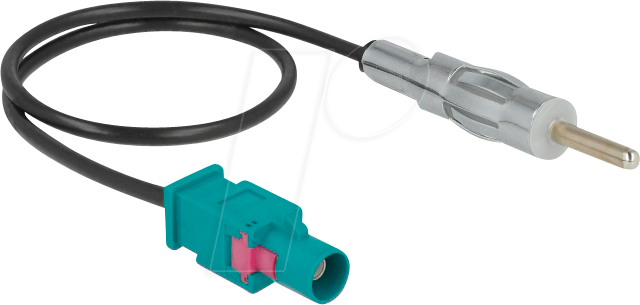 DELOCK 85720 - HF-Kabel, FAKRA Z Stecker > DIN Stecker, 32cm