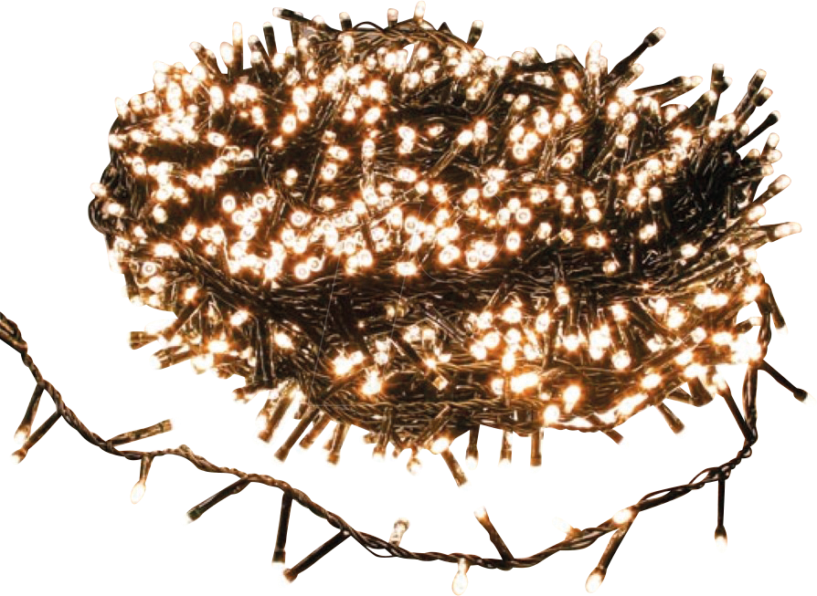 STL-34150024VAW - LED-Lichterkette, 34 m, 1500 LEDs, arizonaweiß, 230 V