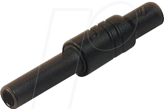 KUN S SW - Sicherheitskupplung, 1000 V-CAT III, schwarz