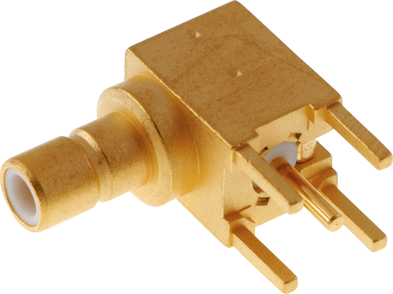 R 114 665 - SMB-Einbaubuchse, gewinkelt, THT