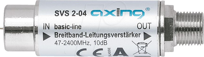 SVS 2-04 - SAT Leitungsverstärker 10 dB