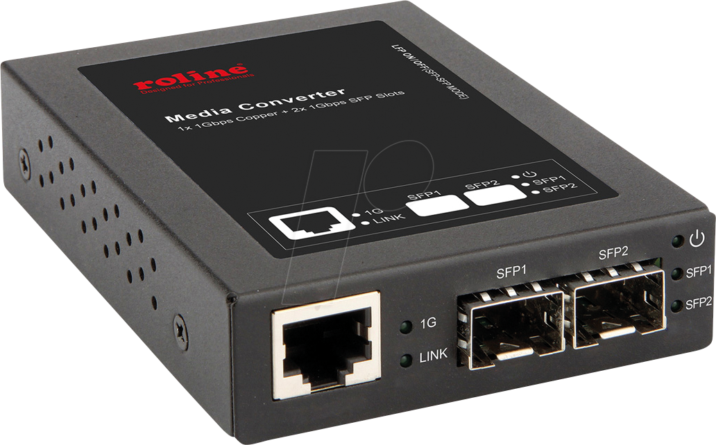 Thumbnail - ROLINE 21131074 - Medienkonverter, Gigabit Ethernet