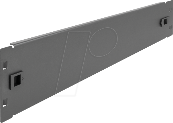 DELOCK 66579 - Blindabdeckung 19'', werkzeugfrei, 2 HE, schwarz