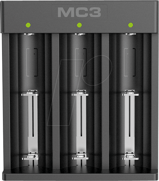 XTAR MC3 - Micro USB Ladegerät, Li-Ion, 3 slot
