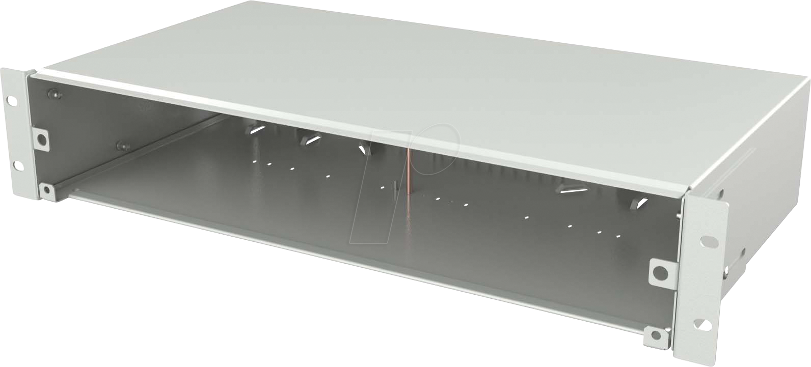 EFB VSB2HE-A-GR - Spleißbox ausziehbar 2HE ohne Frontblende unbestückt grau