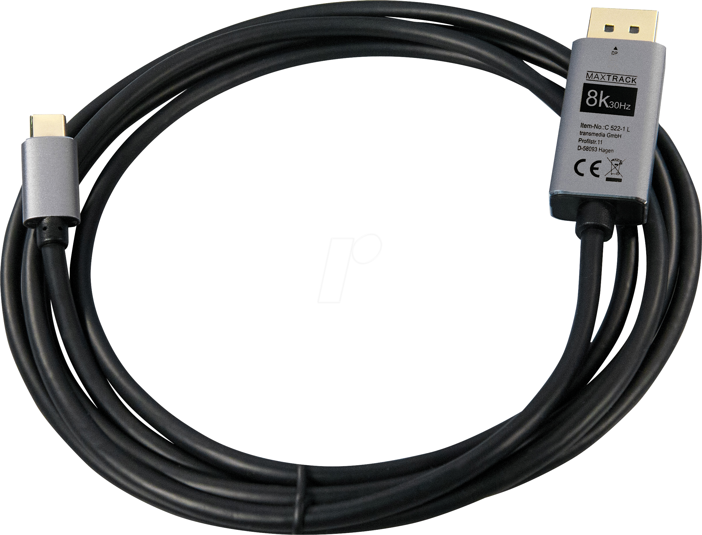 MATR C522-3L - Adapterkabel USB Type-C > DP, 8K@30 Hz, 3,0 m