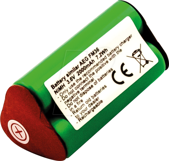 AKKU 31033 - Ersatzakku, AEG Junior 2.0, NiMh, 2000 mAh