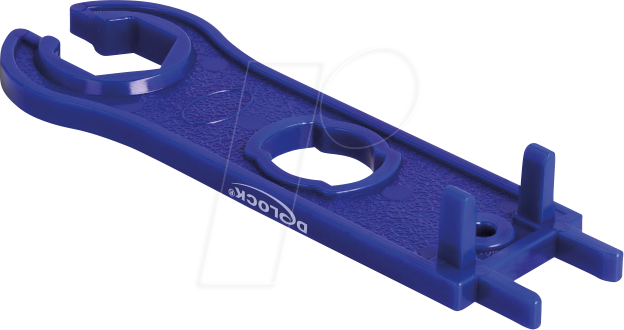 DELOCK 60029 - Werkzeug für DL4 Kabel und Konnektoren, Sechskant, blau 2 Stück