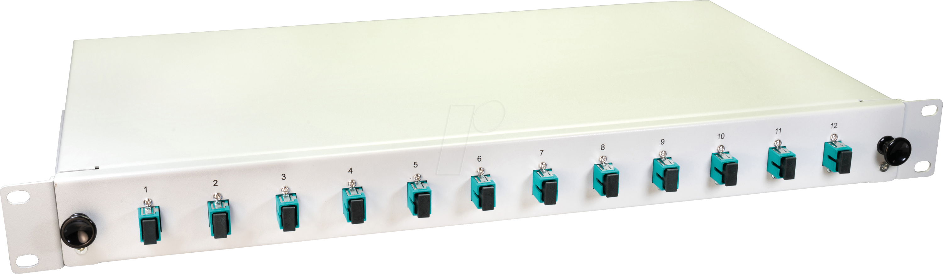 LW 12G50OM3SC - 19'' LWL Spleißbox, 12x SC OM3, 1HE