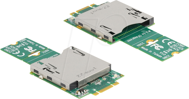 DELOCK 21360 - Adapter M.2 Key B+M Stecker > CFexpress Slot