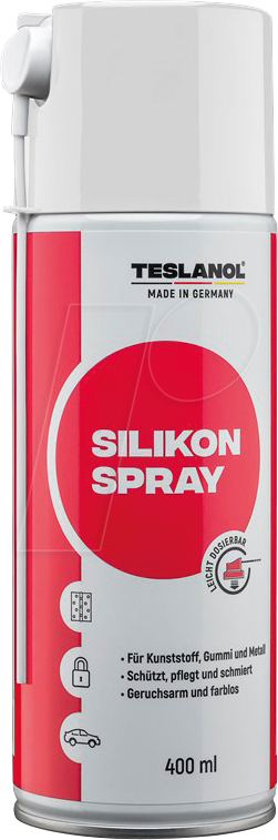 Thumbnail - TESLANOL 26042 - Silikonspray Dose mit 400 ml mit Sprühröhrchen