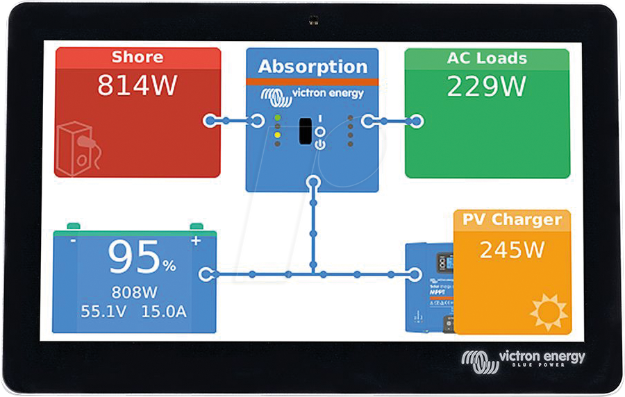 VE GX TOUCH 70 - Victron GX Touch 70, Anzeigepanel für Cerbo GX
