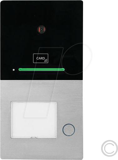 EGB 232 535 - Video-Türsprechanlage für 1-Familienhaus, mit Zutrittskontrolle