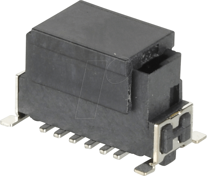 MPE 714-1-012 - Messerleiste SMD, 12 polig, 500 V / 1,6 A