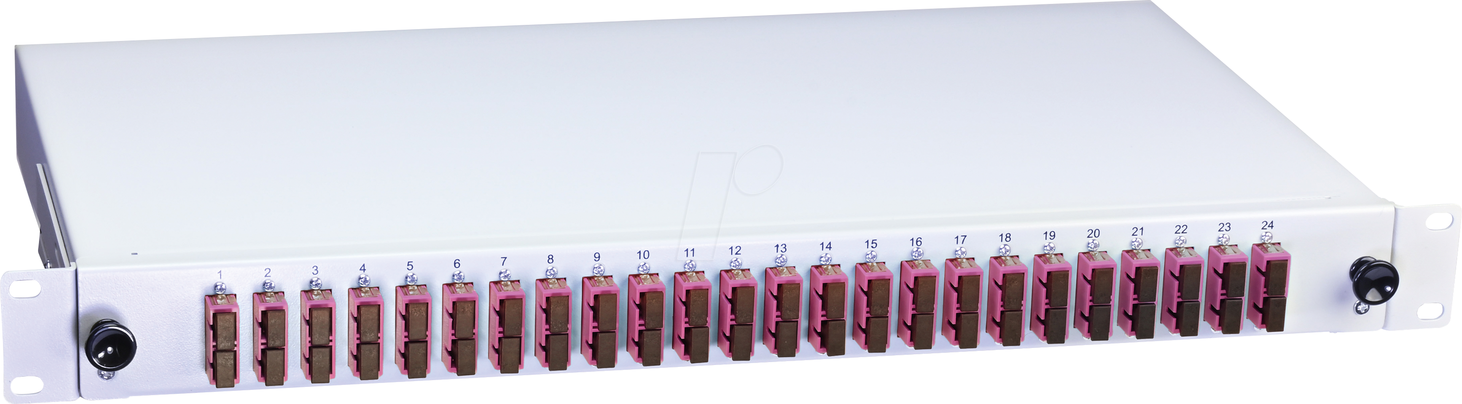 Thumbnail - LW 48G50OM4DSC - 19'' LWL Spleißbox, 24x SC Duplex OM4, 1HE