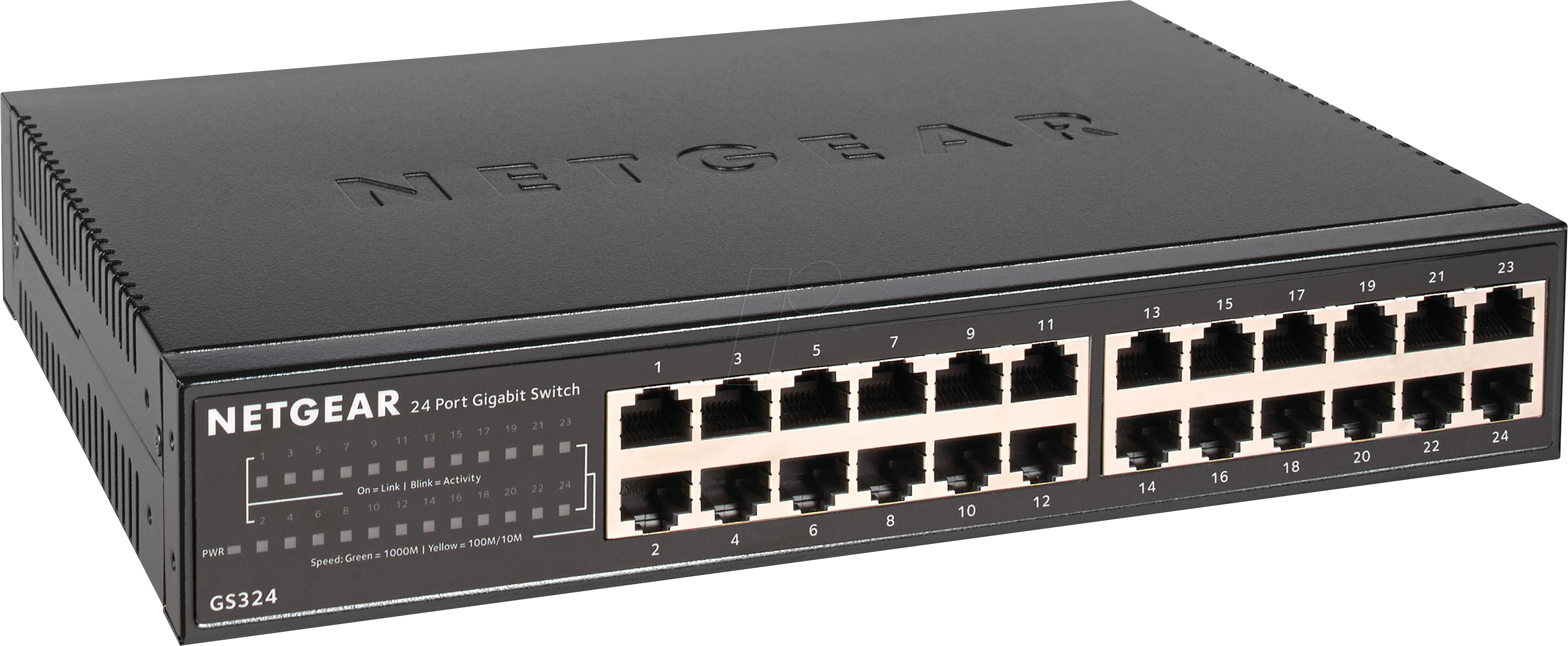 Thumbnail - NETGEAR GS324 V2 - Switch, 24-Port, Gigabit Ethernet