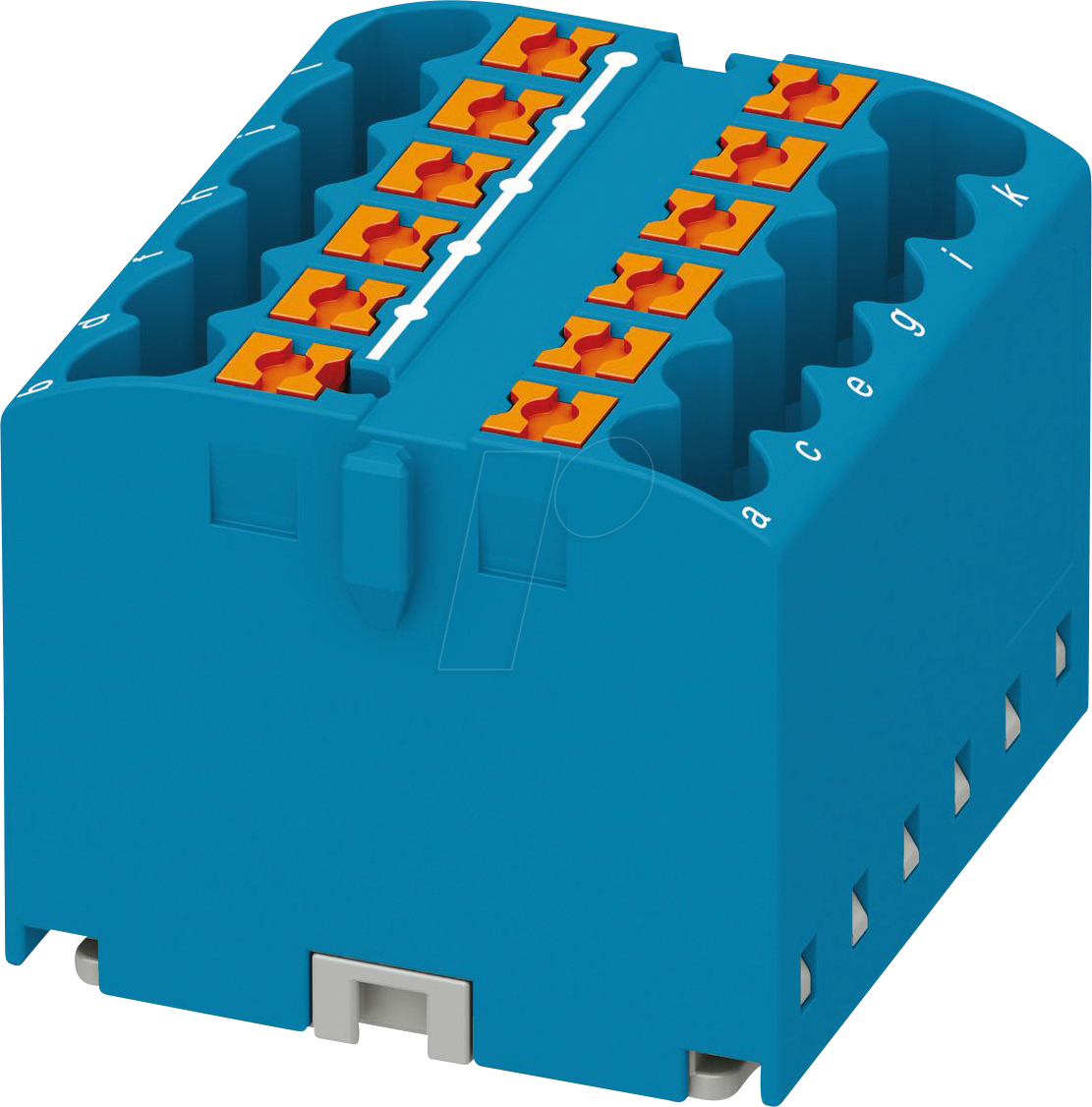 PHOE 3273288 - Verteilerblock PTFIX, 12X2,5, blau