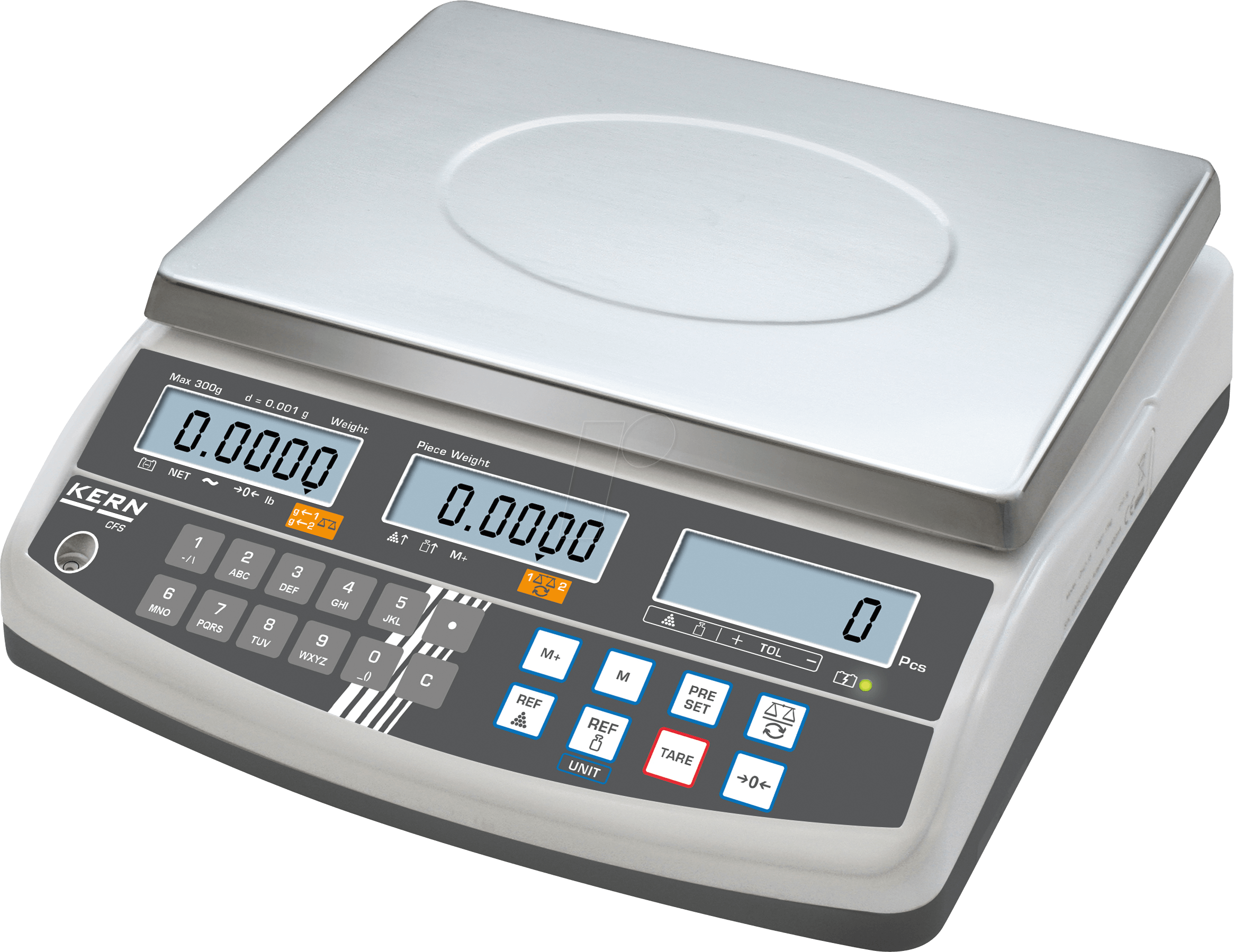 CFS 3K-5+C - Zählwaage, bis 3 kg, inkl. DAkkS