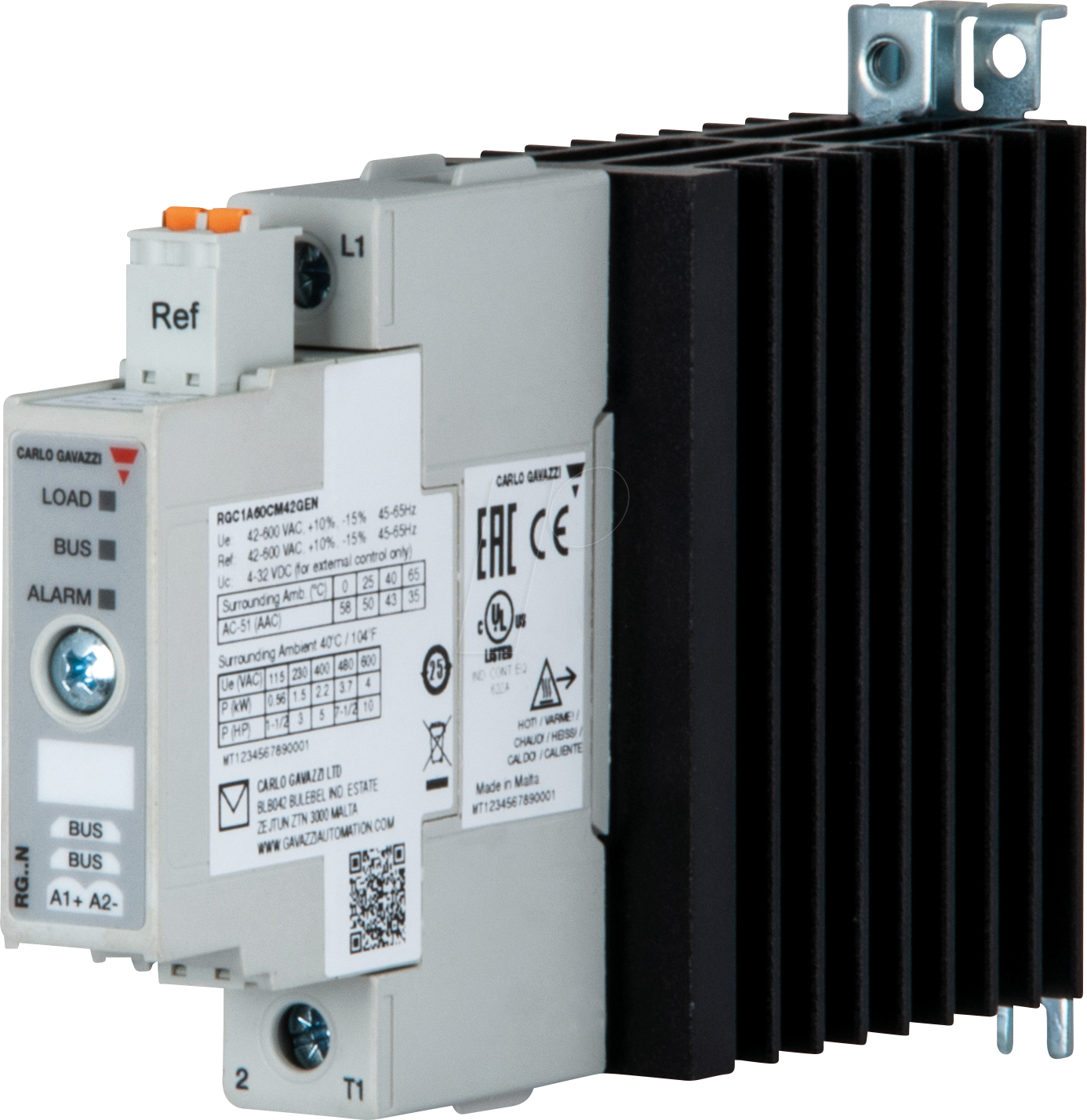 Thumbnail - RGC1A60CM42GEN - Halbleiterrelais RGC Kommunikationsschnittstelle, 42 - 660 V AC