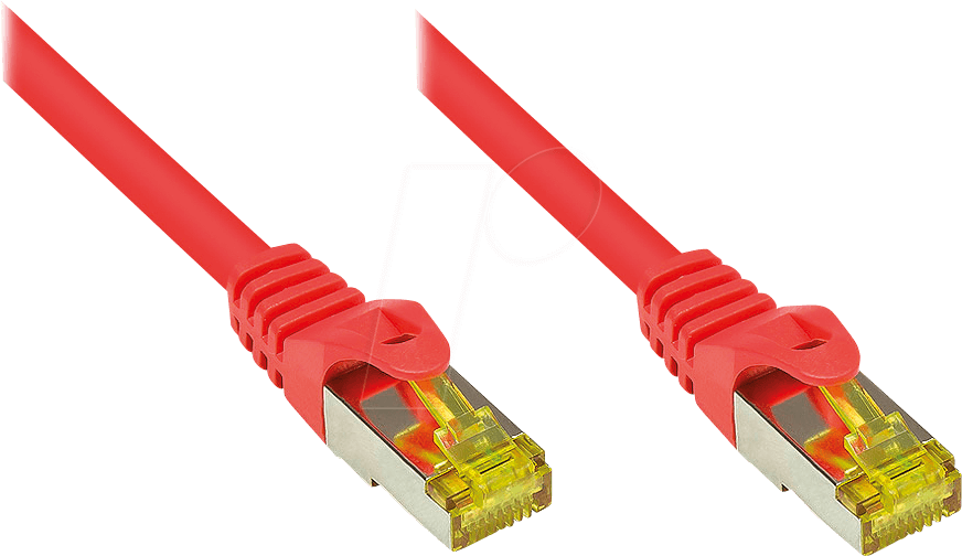 Thumbnail - GC 8070R-030R - Patchkabel - Cat.7 Rohkabel, rot, 3 m