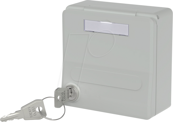 BTR 1309471003KI - Modul Gehäuse, Unterputz, Keystone, 2-Port, mit Klappdeckel