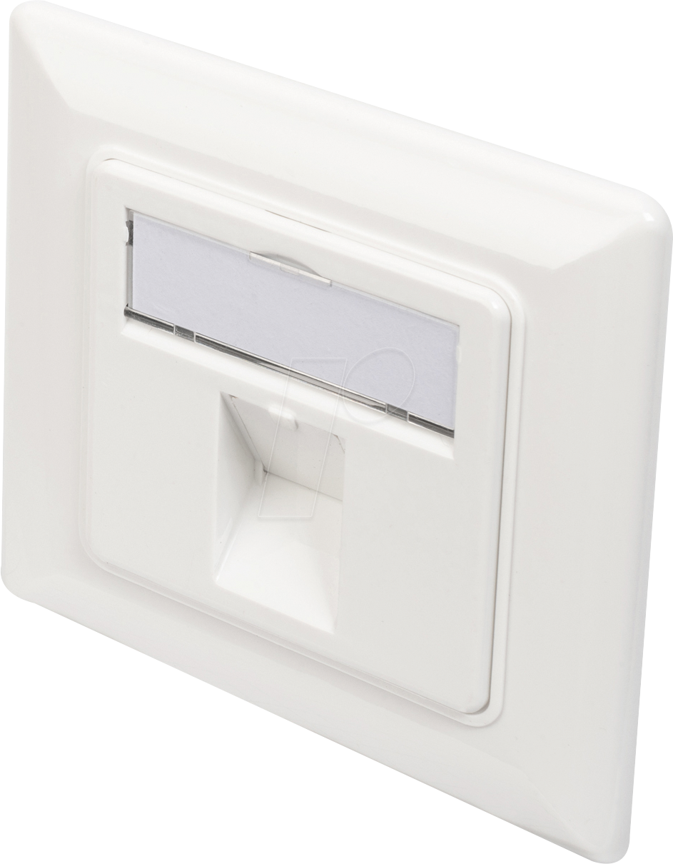 DIGI DN-93811 - Leerdose mit Frontplatte für 1x Keystone Modul