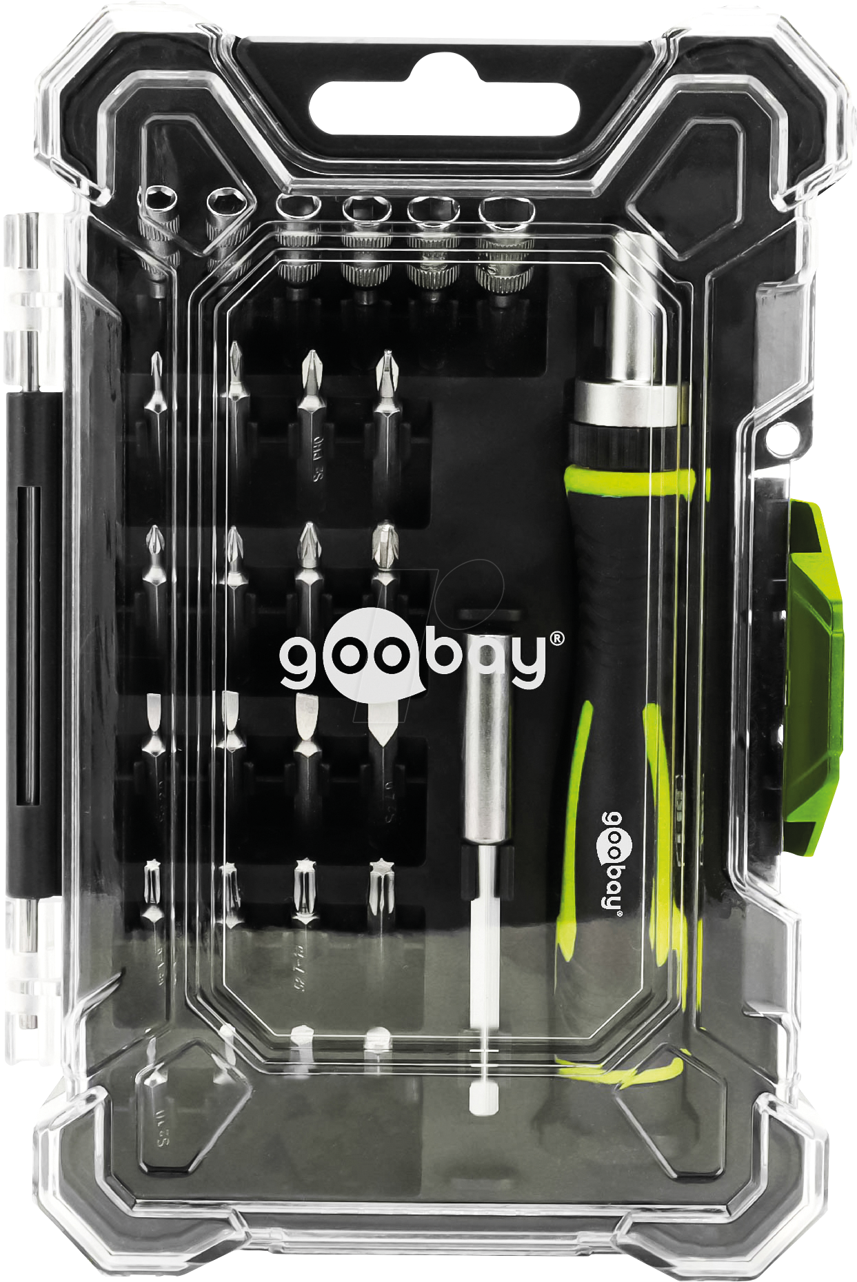 GOOBAY 77840 - Schraubendreher-Set mit 26-tlg. Bitsatz
