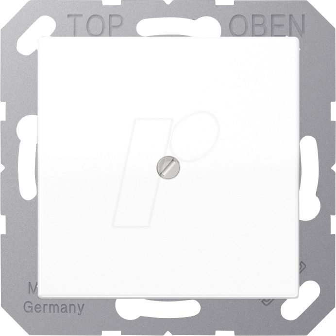 JG AS590 A - Leitungsauslass, Serie AS, alpinweiß