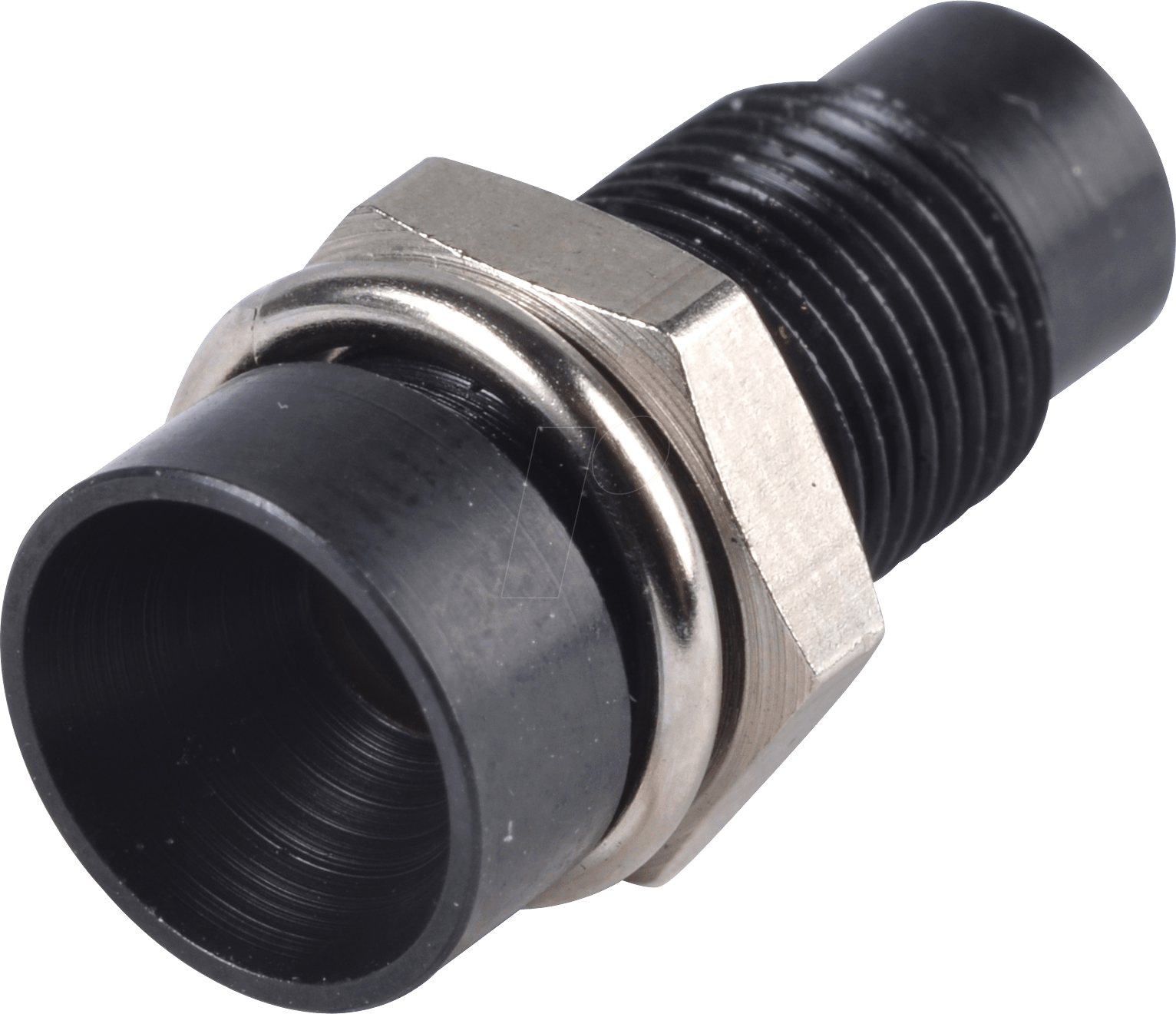 EBF I-3 S - Einbaufassung für 3 mm LEDs, Innenreflektor, schwarz