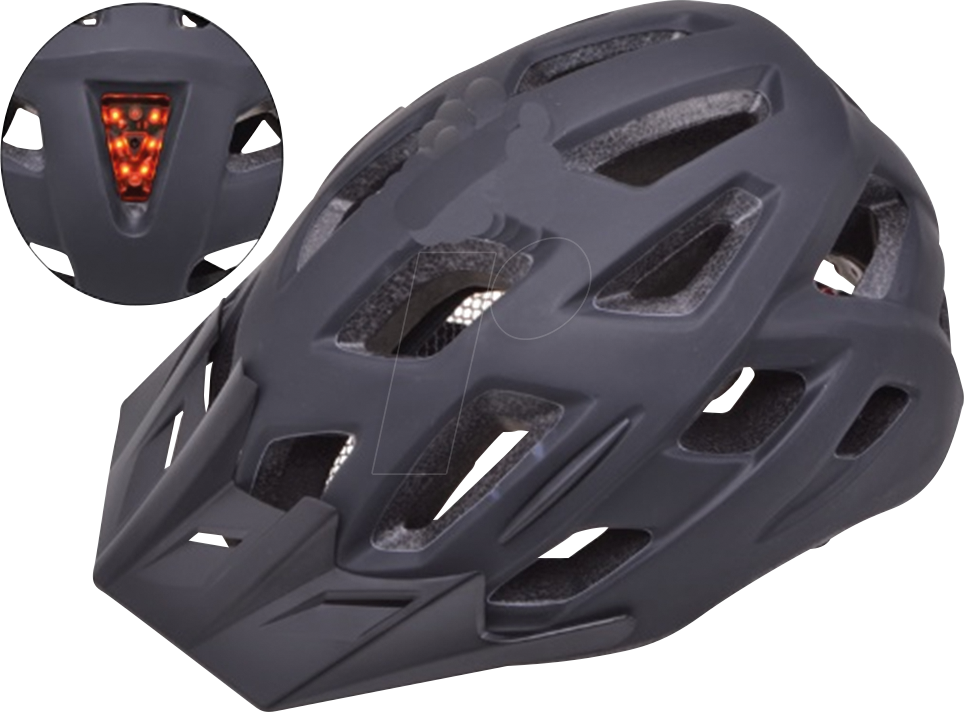 BIKE 49711 - Bike - Fahrradhelm, Gr. L, mattschwarz