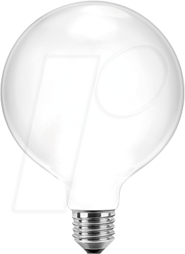 BLULAXA 49486 - LED Filament Lampe G95, E27, 8,5 W, 1055 lm, warmweiß