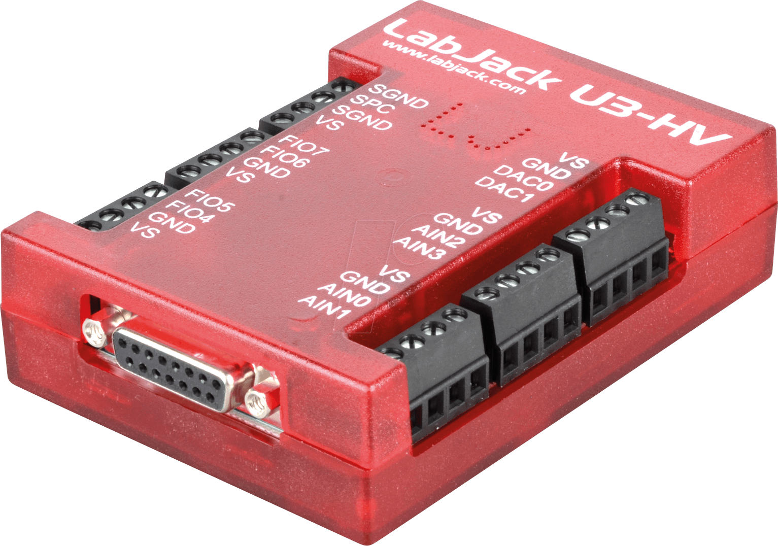 Thumbnail - LABJACK U3 HV - USB-Messlabor LabJack U3, 16 I/O-Leitungen, USB