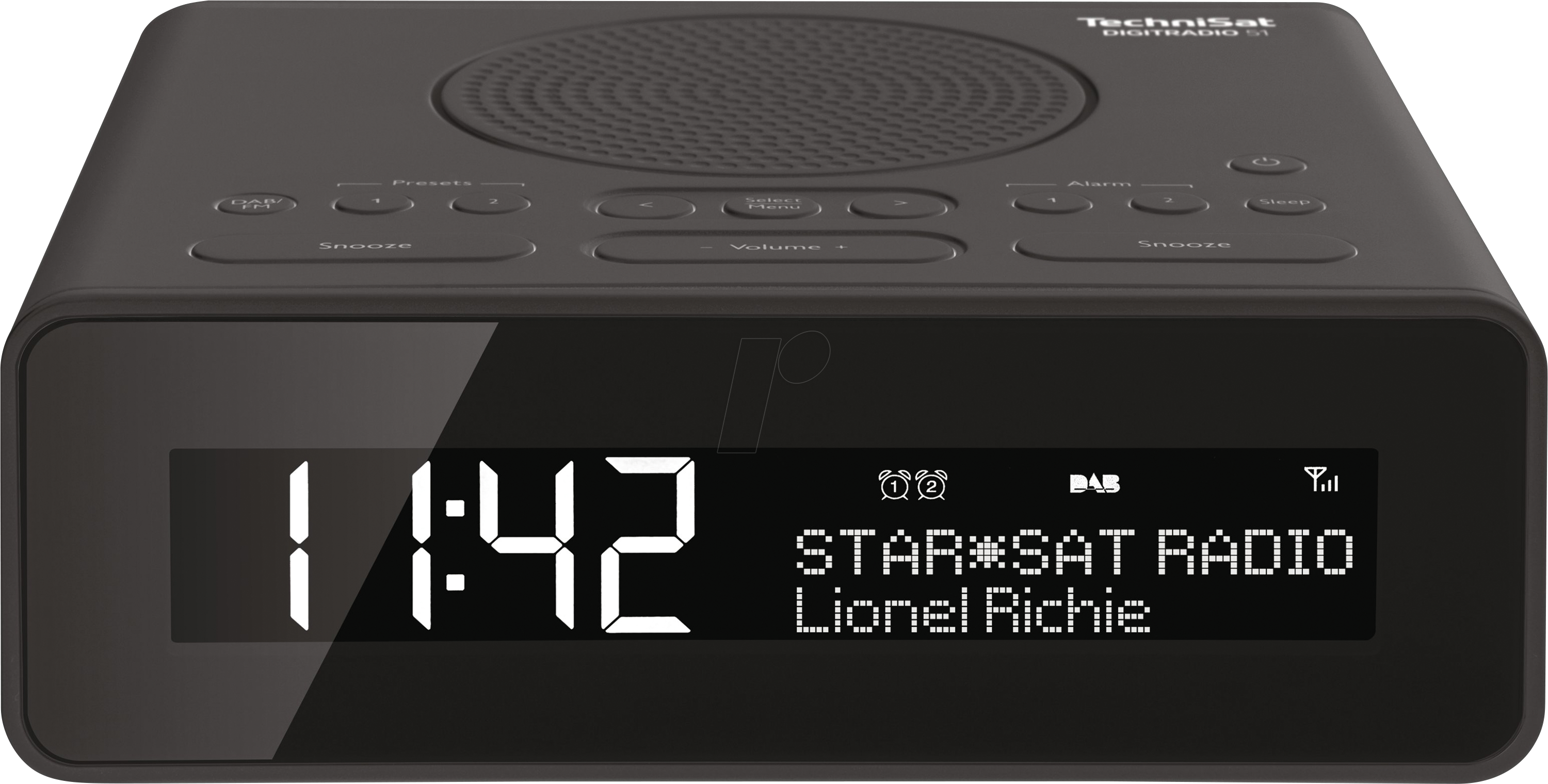 TSAT 0000/4981 - DAB+/UKW Radiowecker, anthrazit