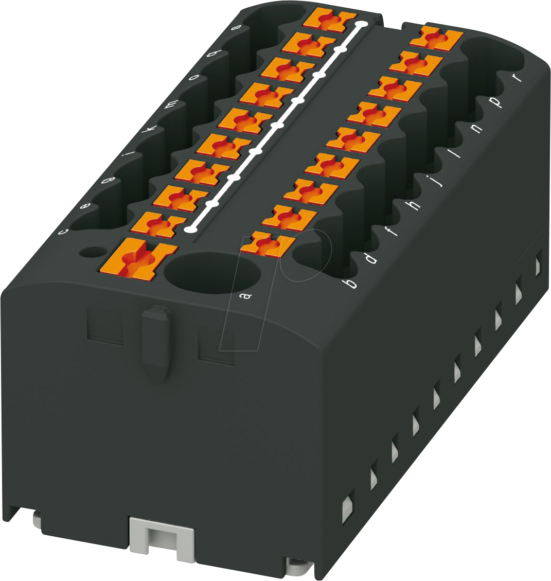 PHOE 3273388 - Verteilerblock - PTFIX 6/18X2,5 schwarz