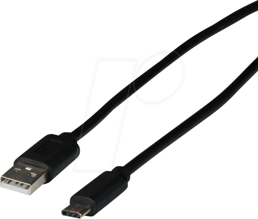 EFB USBCUSB20AK3 - USB 2.0 Kabel, A Stecker auf C Stecker, 3,0 m