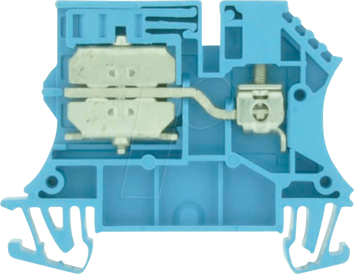 WNT 4 10X3 - Reihenklemme mit Trenner Klippon® Connect, W-Serie blau