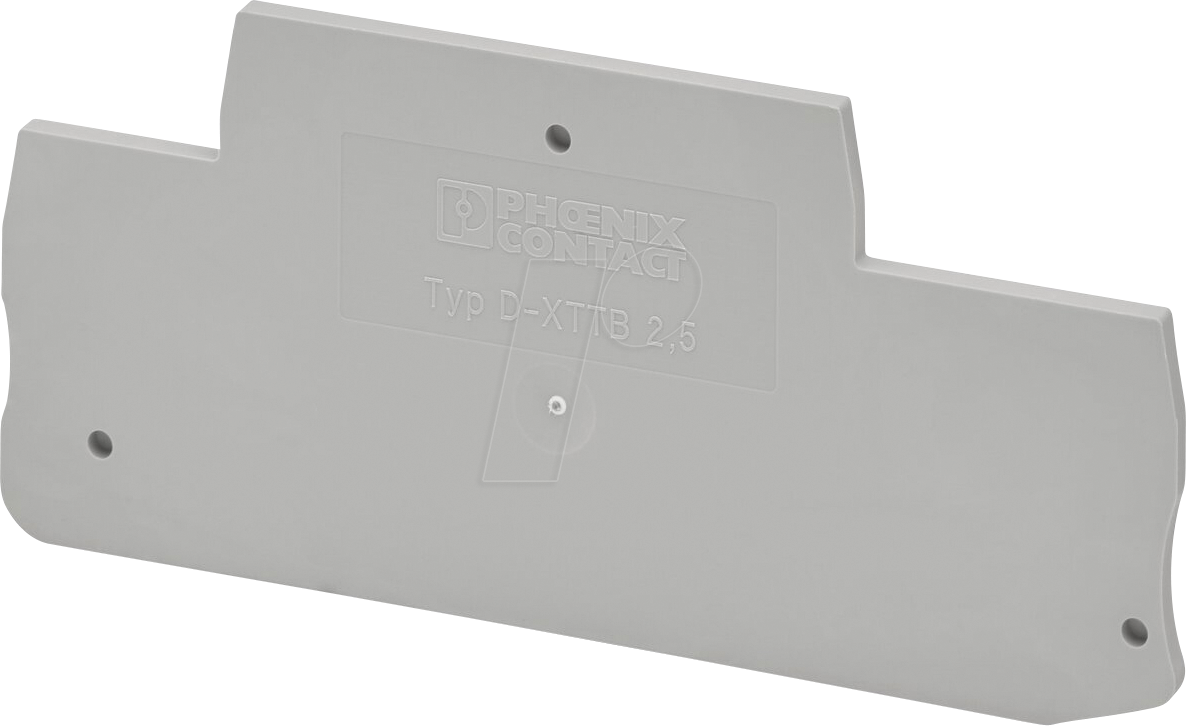 D-XTTB 2,5 - D-XTTB 2,5 - Abschlussdeckel - Grau