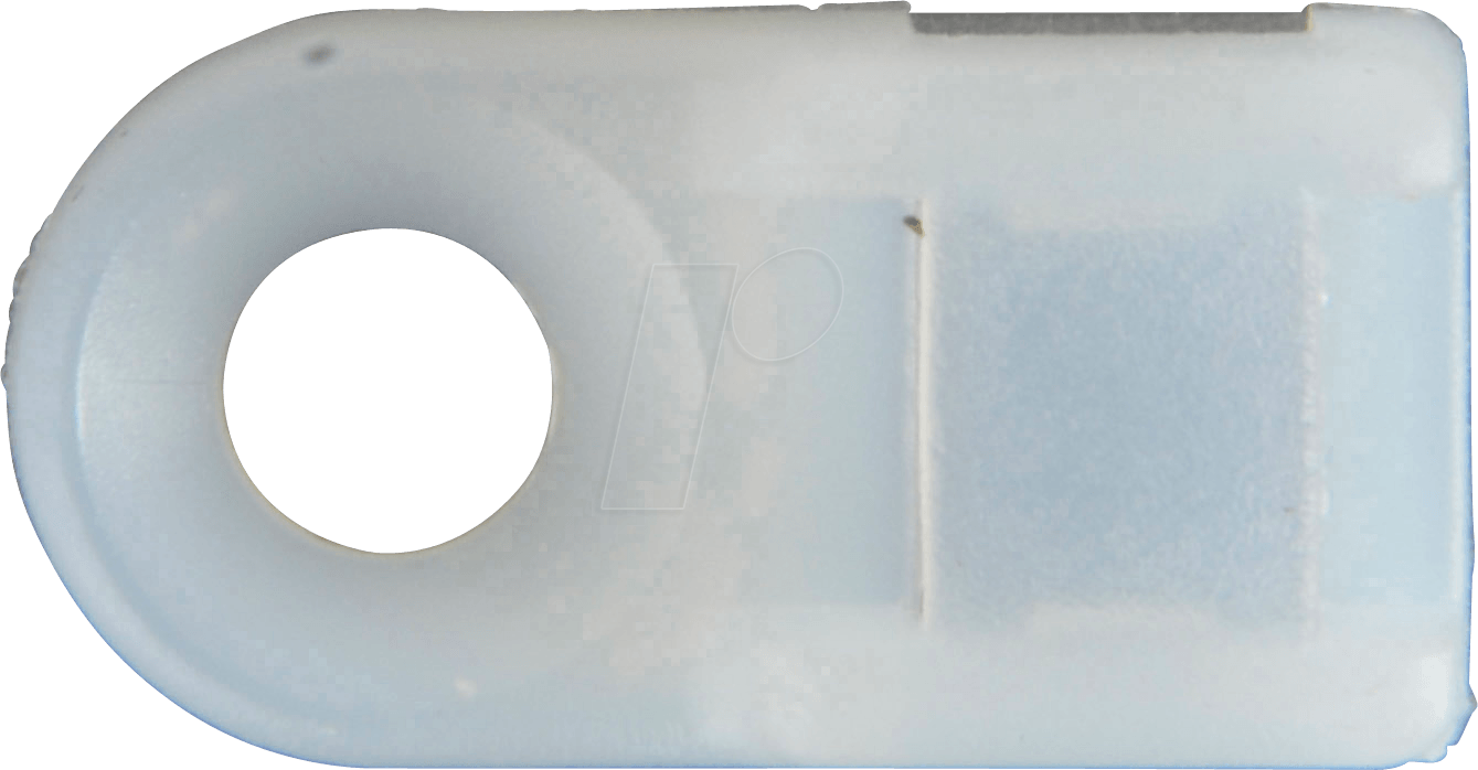 KAB-SOCKEL 4HN - Schraubsockel für 4,8 mm Kabelbinder, natur, 100er-Pack