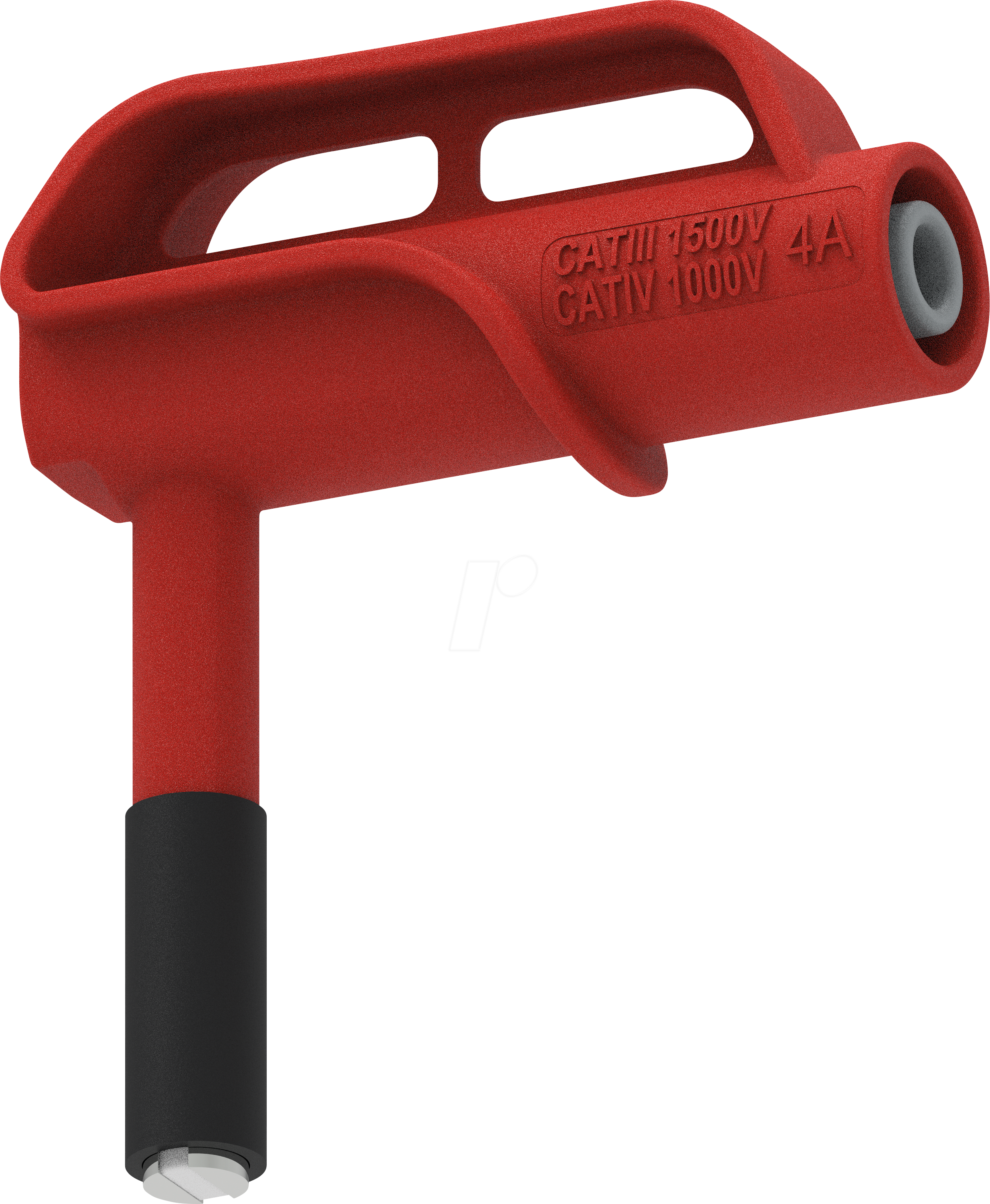 PJP MGP6_6-IEC-R - Magnetische Winkeladapter, 6,6 mm, rot