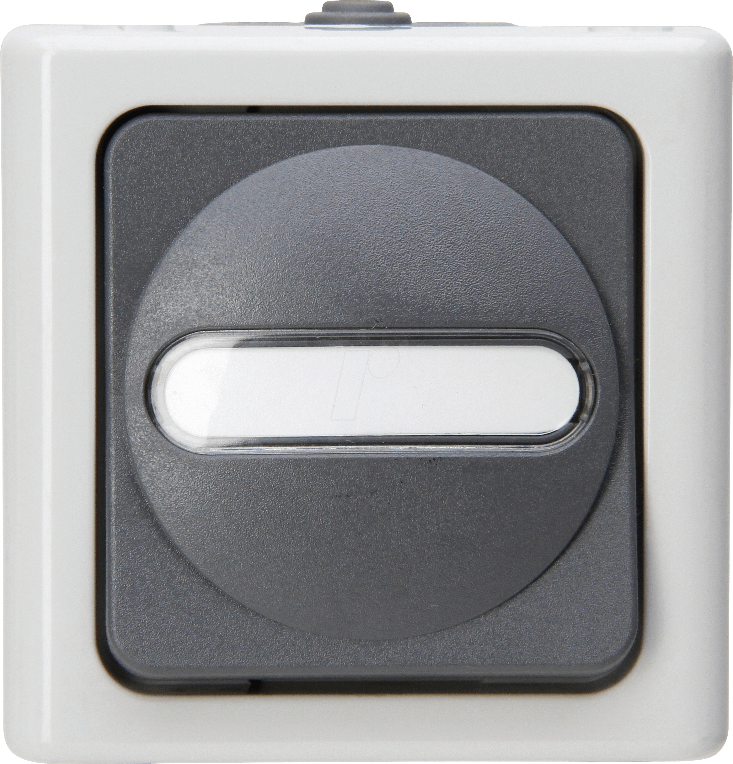 EL BE 560856002 - BLUE ELECTRIC AP-Feuchtraum-Taster, 1-polig, grau