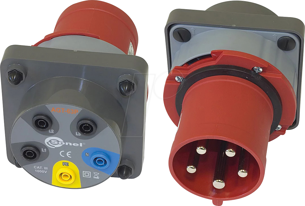 SONEL AGT-63P - Adapter für industrielle Steckdosen AGT-63P