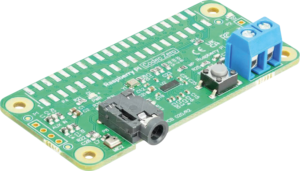 RPI IQ CODECZERO - Raspberry Pi Shield - IQaudio Codec Zero