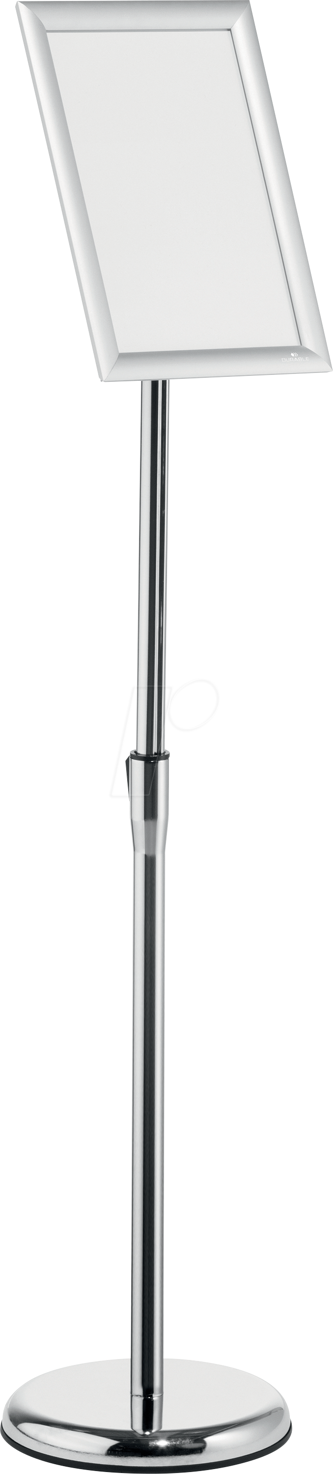 DURABLE 479823 - Info-Bodenständer, A4, mit Klapprahmen, silber