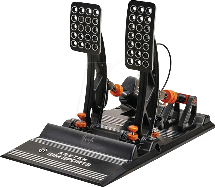 ASE 010-0000001 - Asetek Invicta Sim Racing Gas- und Bremspedal