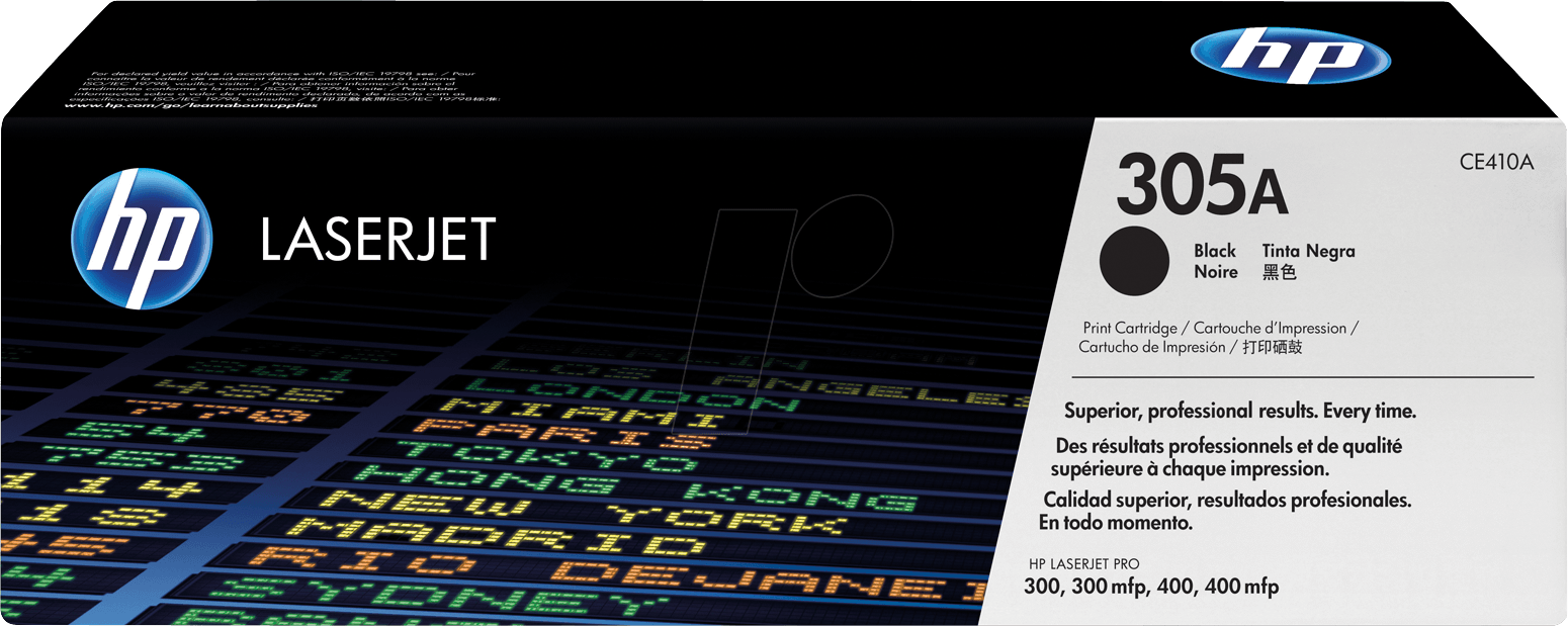 TONER CE410A - HP-Toner, schwarz, 305A, original