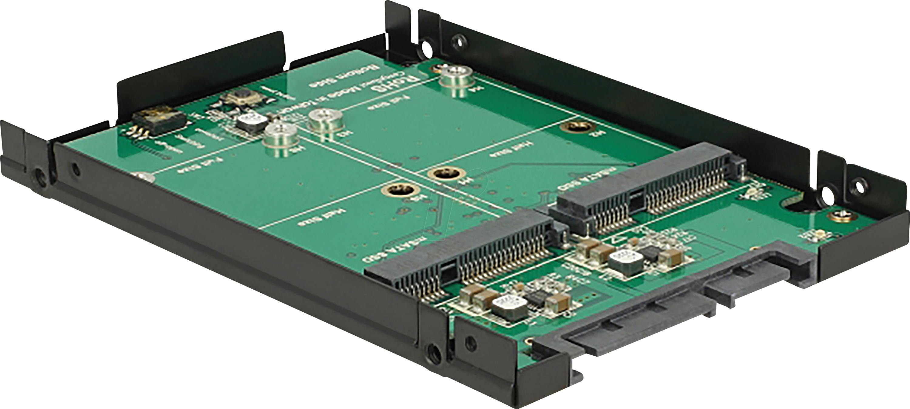 DELOCK 62594 - Konverter SATA 22 Pin > 2x mSATA mit Raid