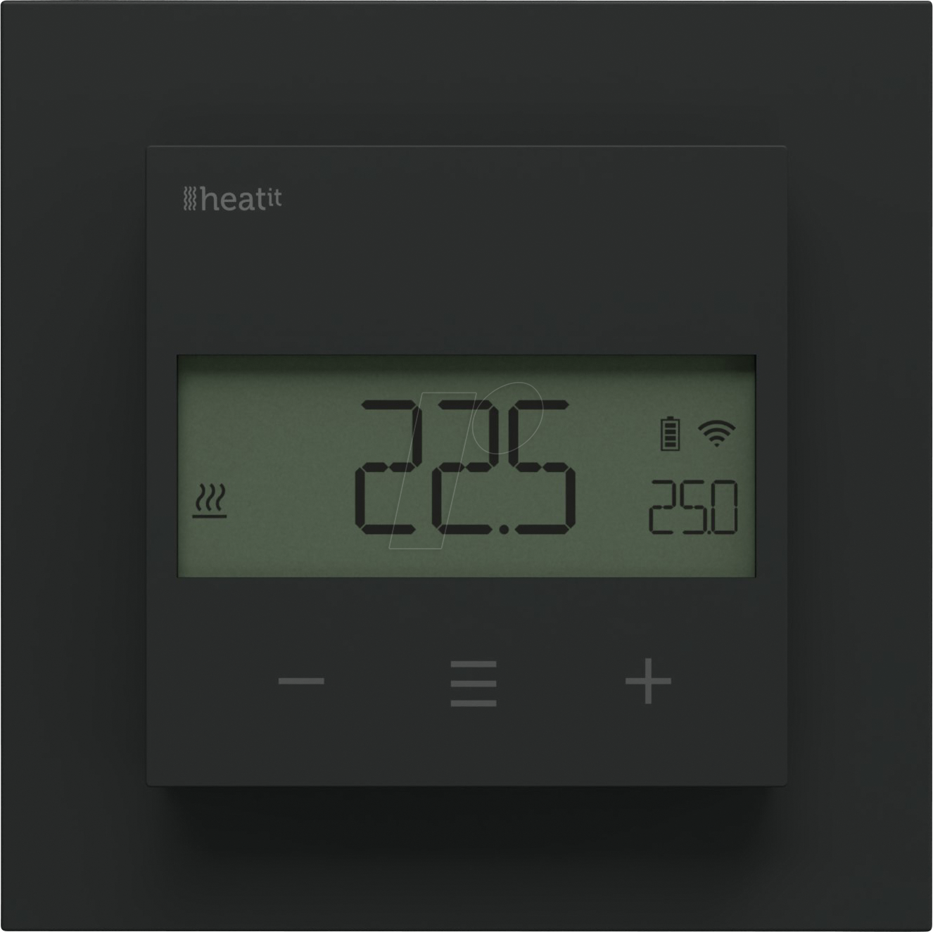 HEATIT 4512691 - Thermostat, Z-Wave, schwarz
